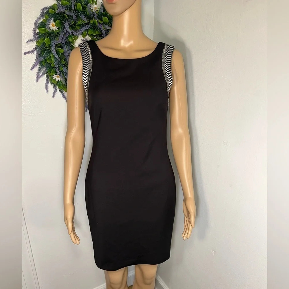 Zara Trafaluc, M, sleeveless, mini, w/jeweled accents,and a deep, scoopneck back